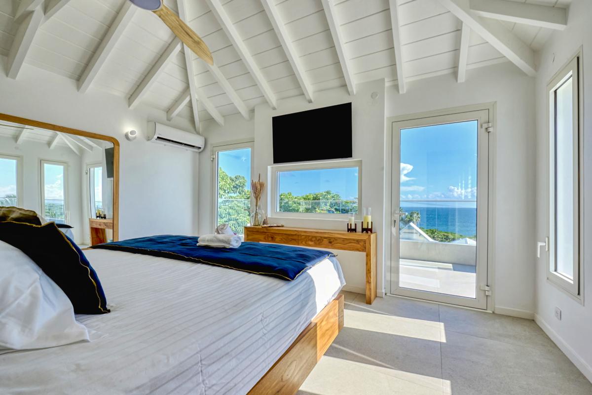 13.Location villa de luxe piscine vue mer Ste Anne Guadeloupe_Suite Master